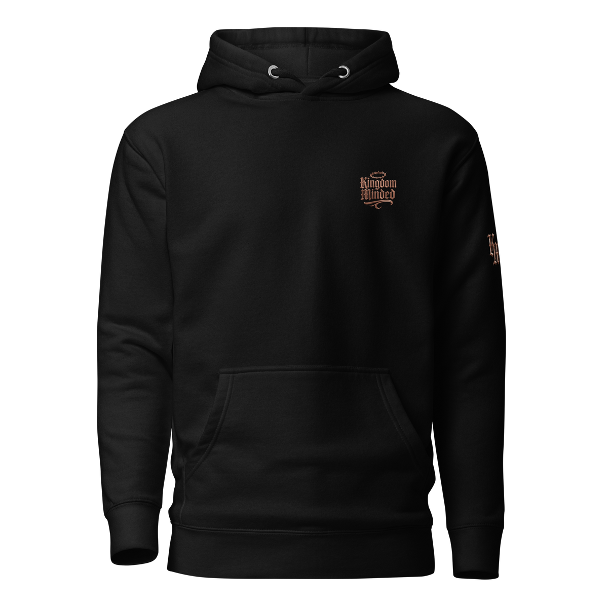Virtuous Woman Premium Pullover Hoodie — black — Front