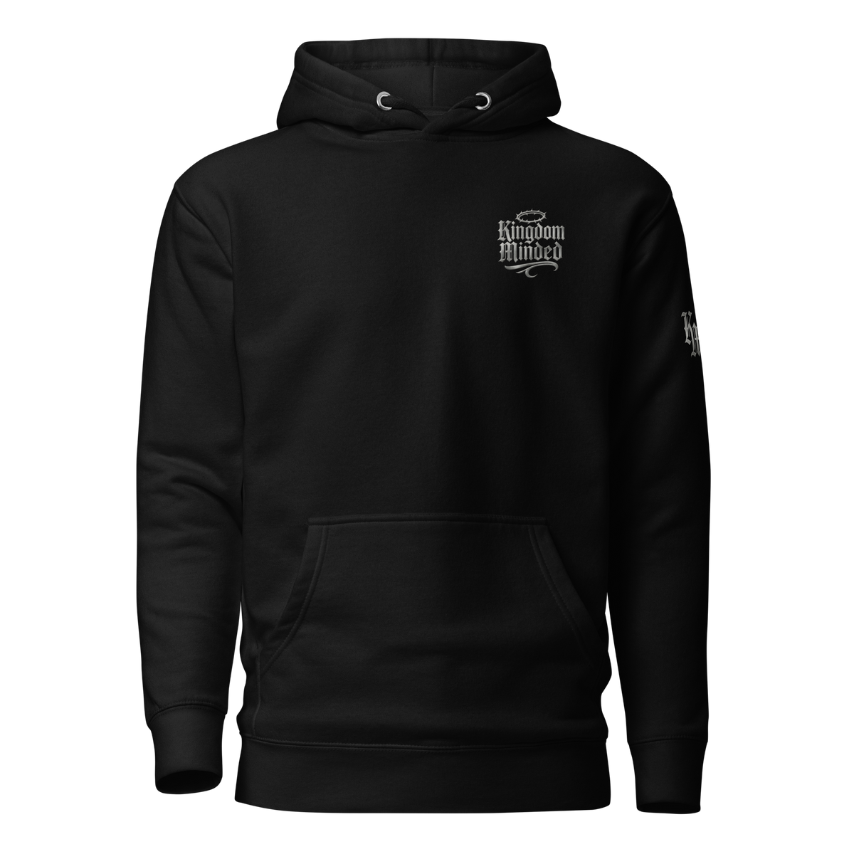 Humility Premium Pullover Hoodie — black — Front