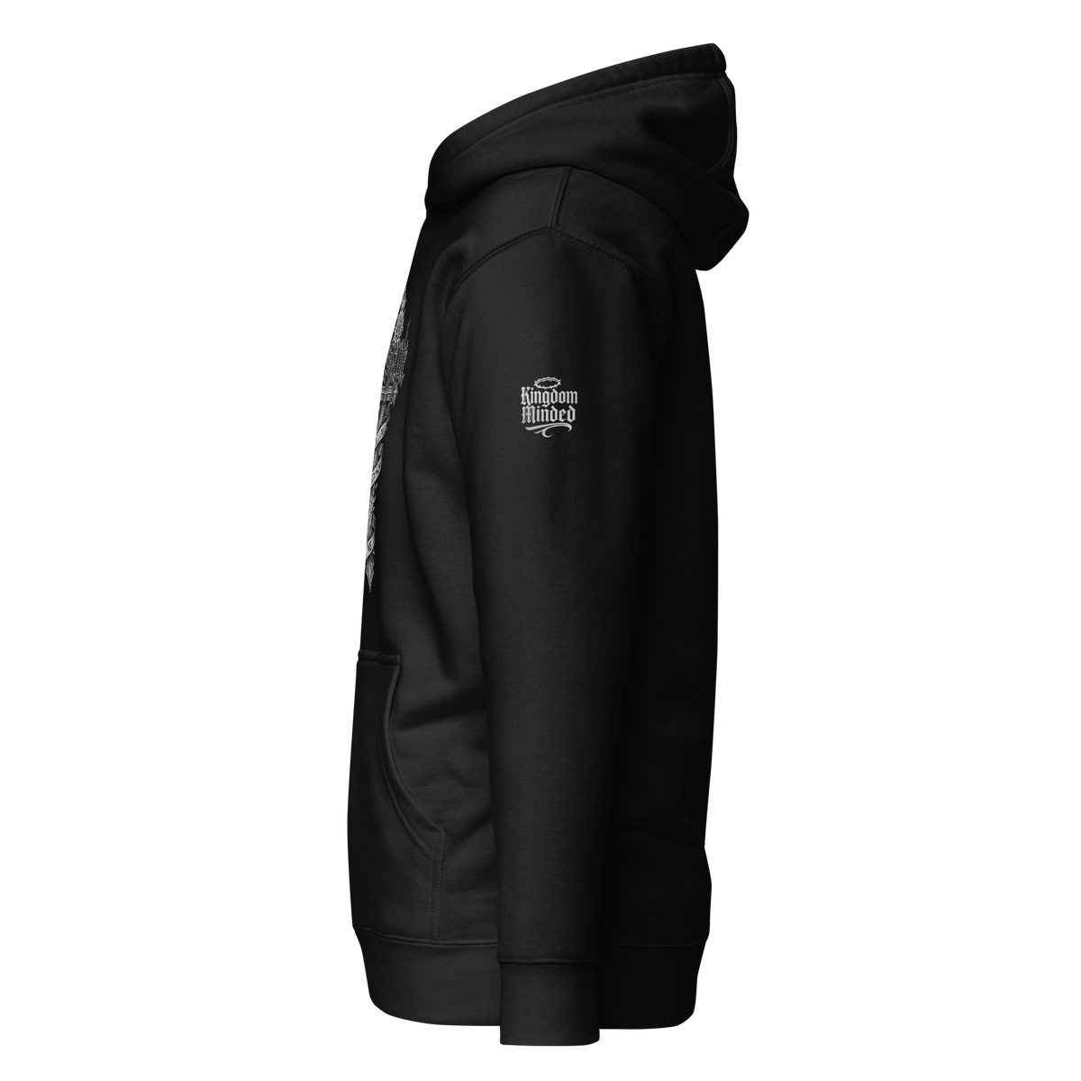 Disciple Pullover Hoodie — black — Left