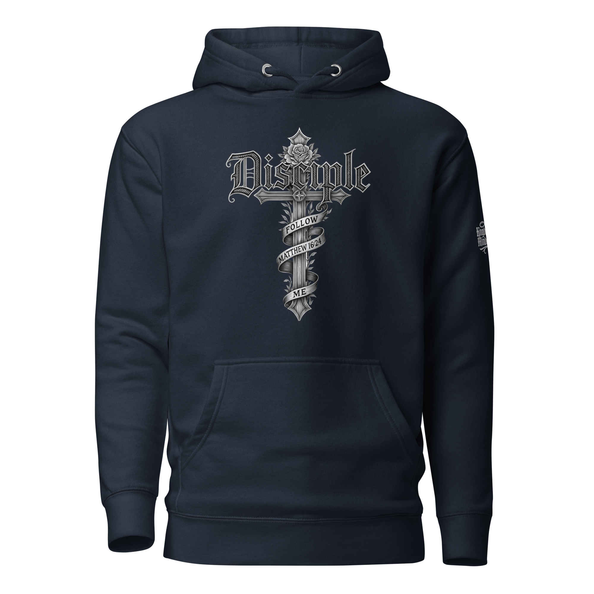 Disciple Pullover Hoodie — Classic Navy — Front