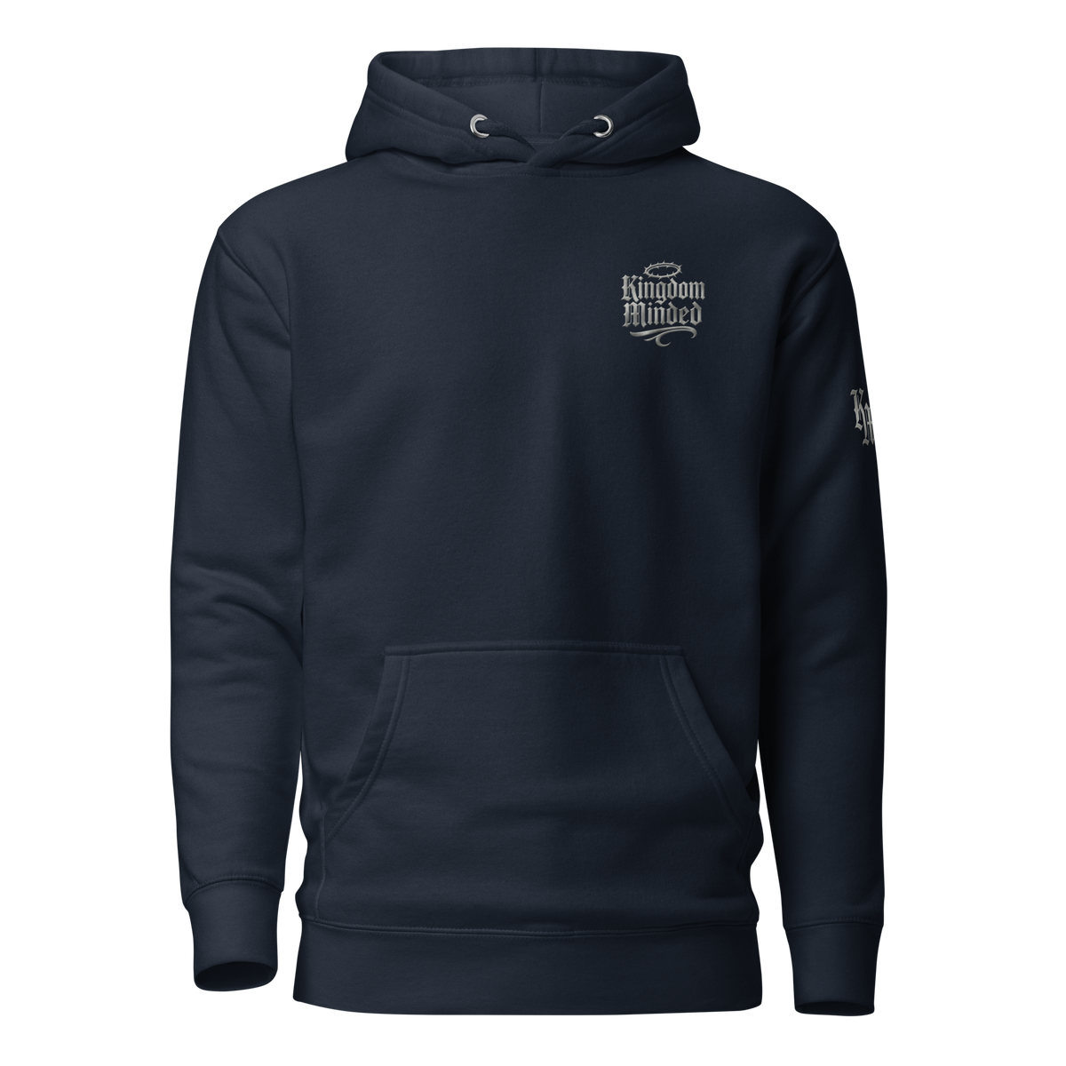 Humility Premium Pullover Hoodie — Classic Navy — Front