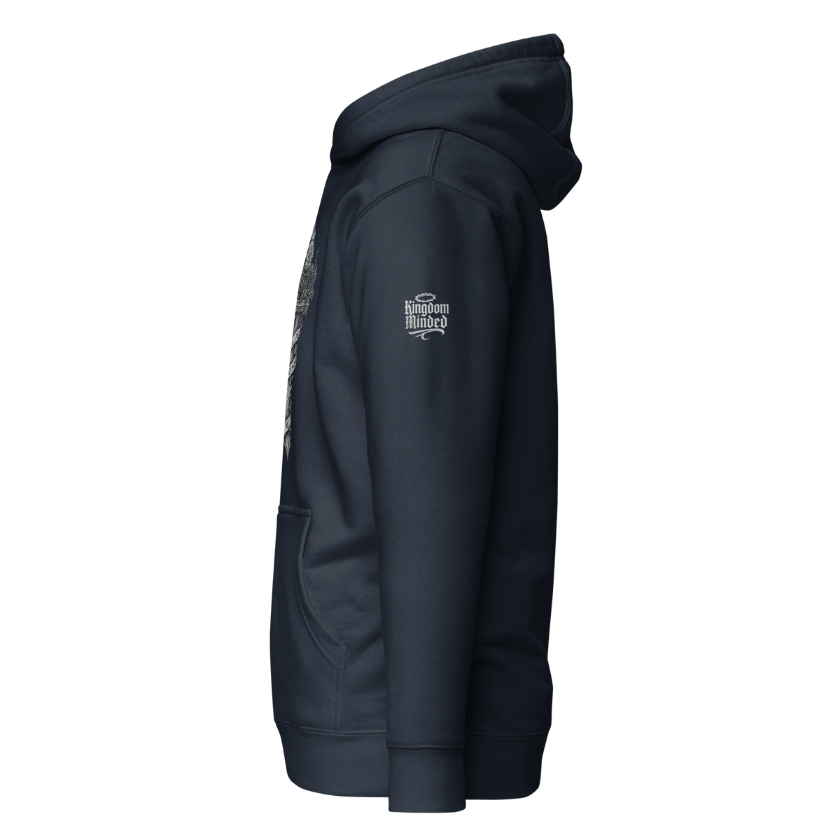 Disciple Pullover Hoodie — Classic Navy — Left
