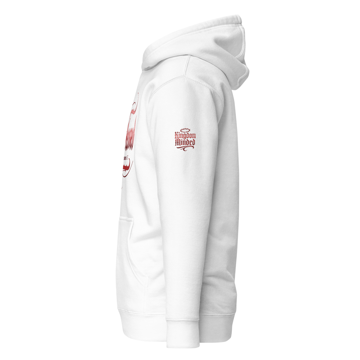 Redeemed Standard Pullover Hoodie — White — Left