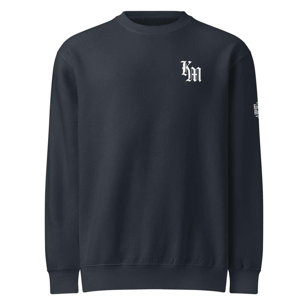 Yahweh Premium Sweatshirt — Navy — Front