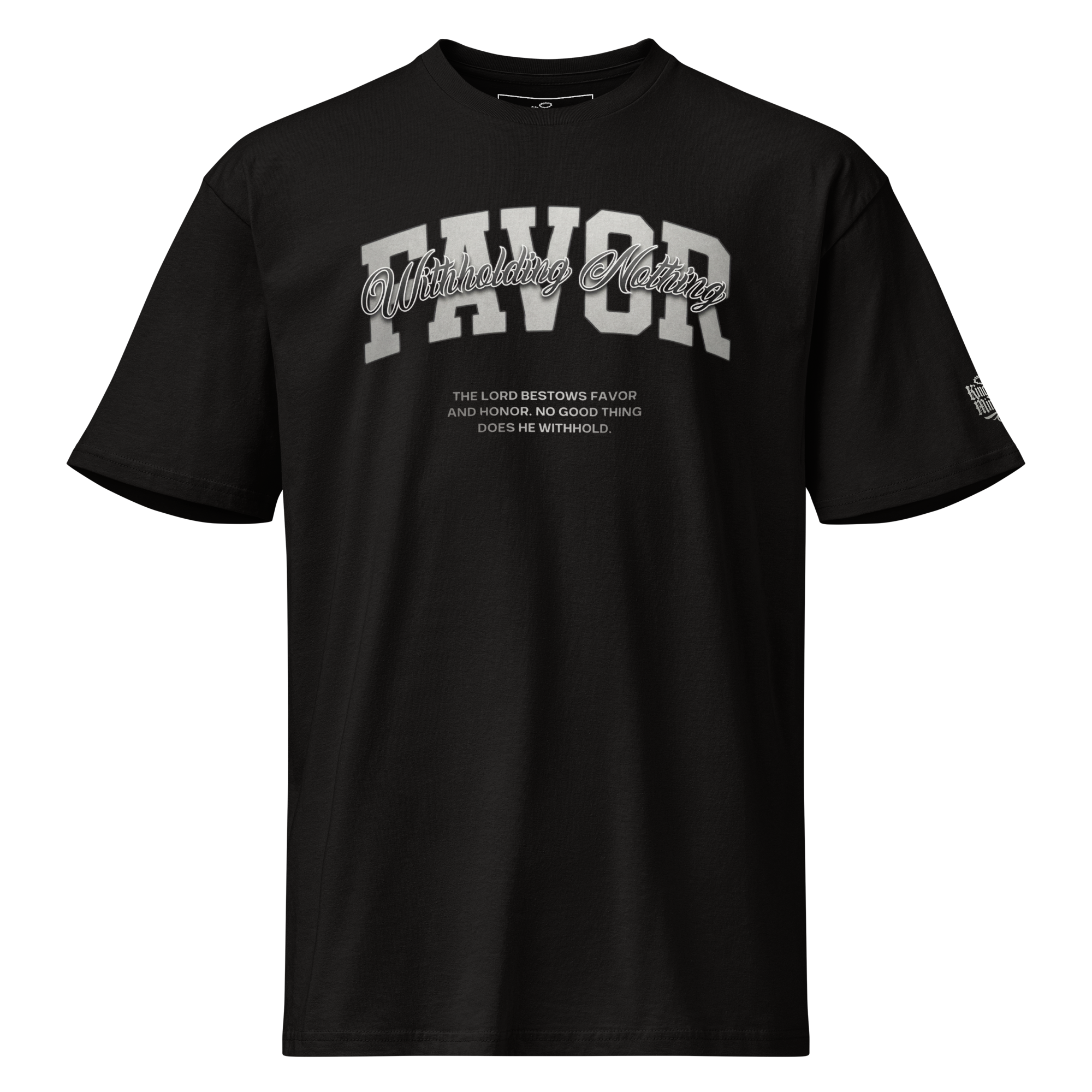 Favor Standard Tee — black — Front