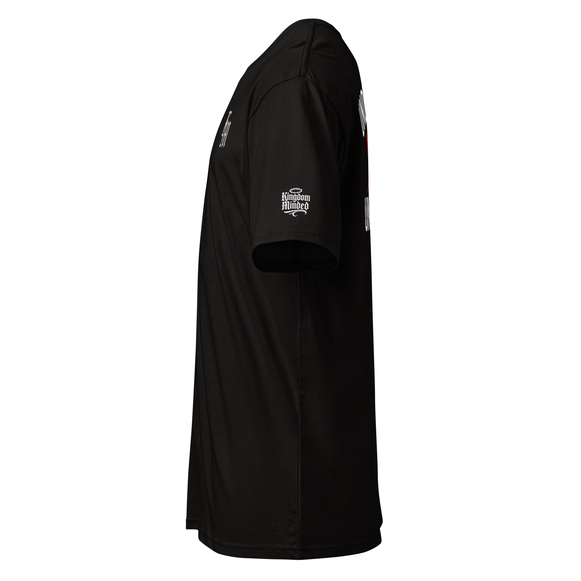 Undefeated. Undisputed. Premium Tee — Black — Left