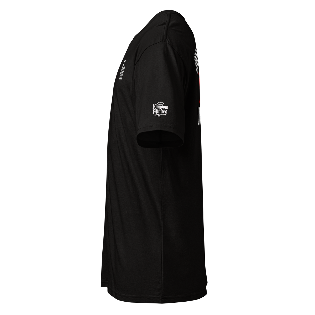 Undefeated. Undisputed. Premium Tee — Black — Left