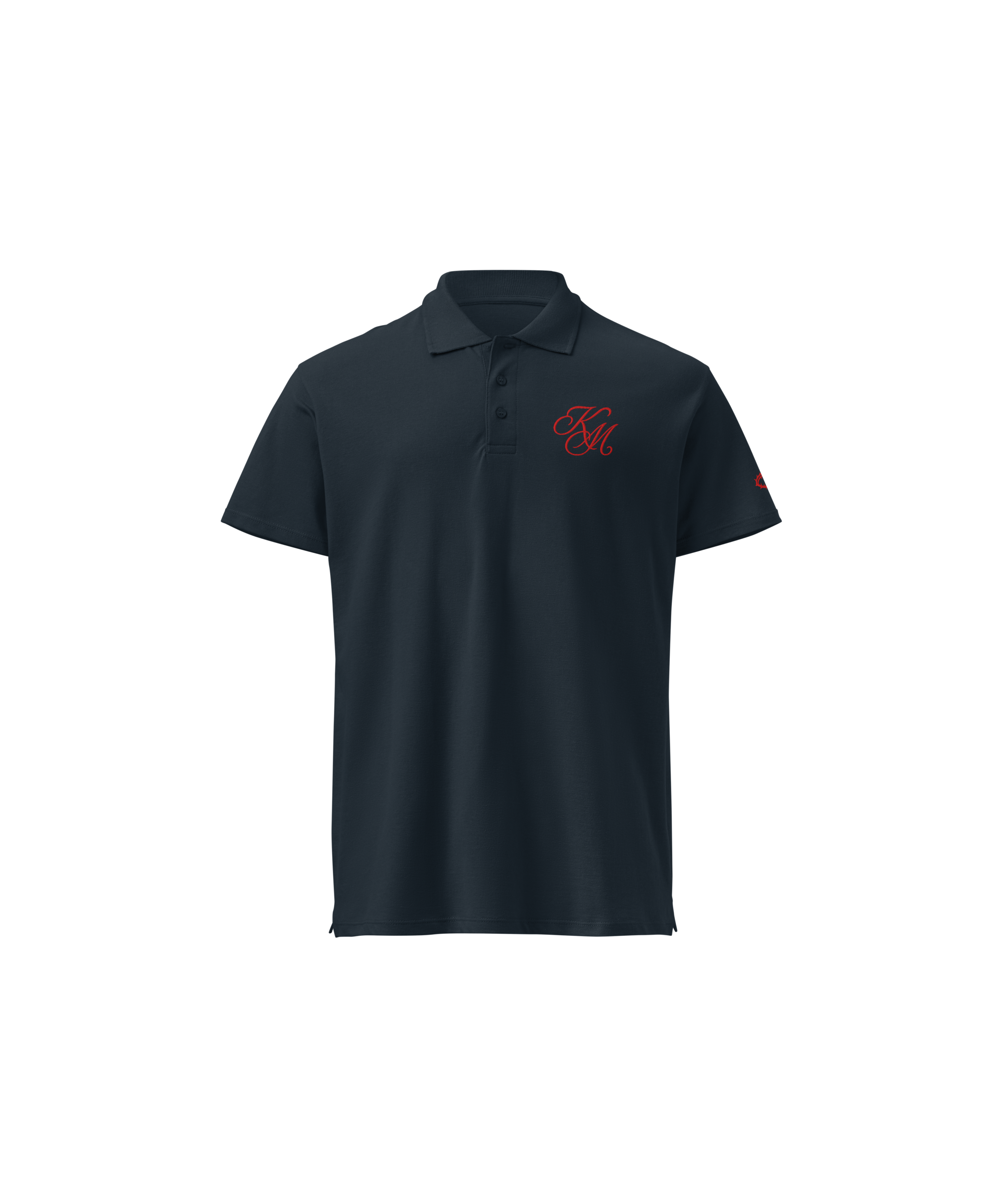 Born Again Polo — navy — Front