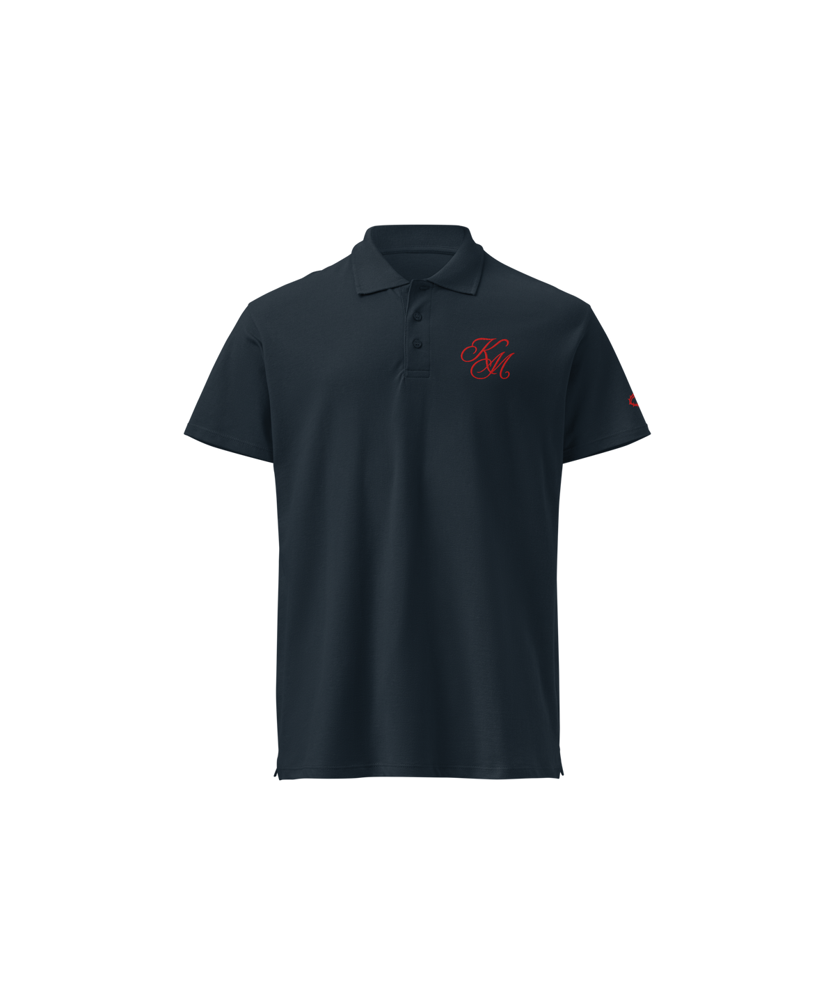 Born Again Polo — navy — Front