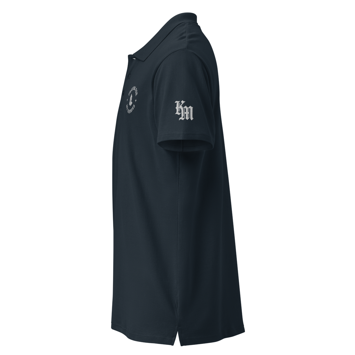 Praying for My Enemies Polo — navy — Left