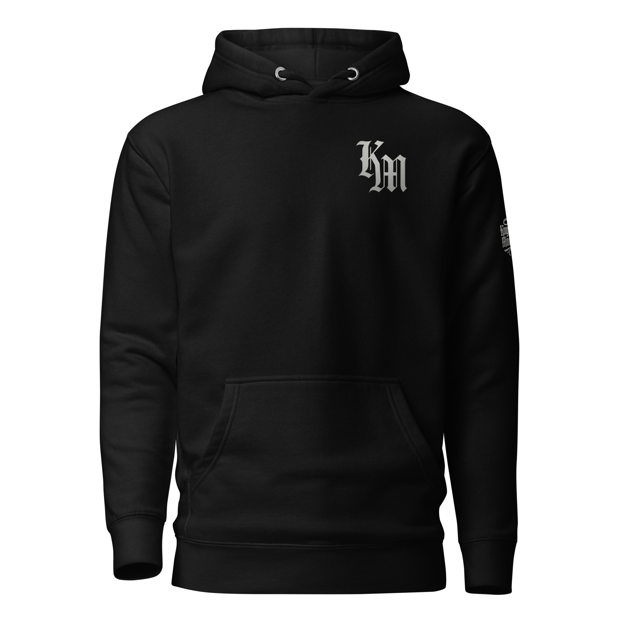 Favor Premium Pullover Hoodie — black — Front