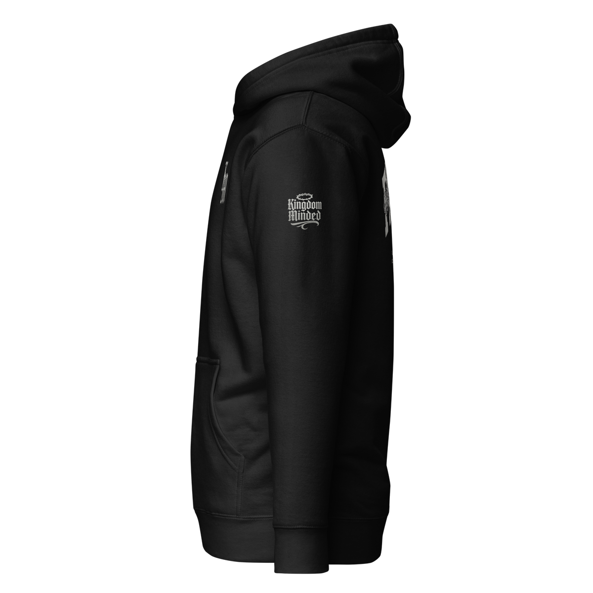 Favor Premium Pullover Hoodie — black — Left