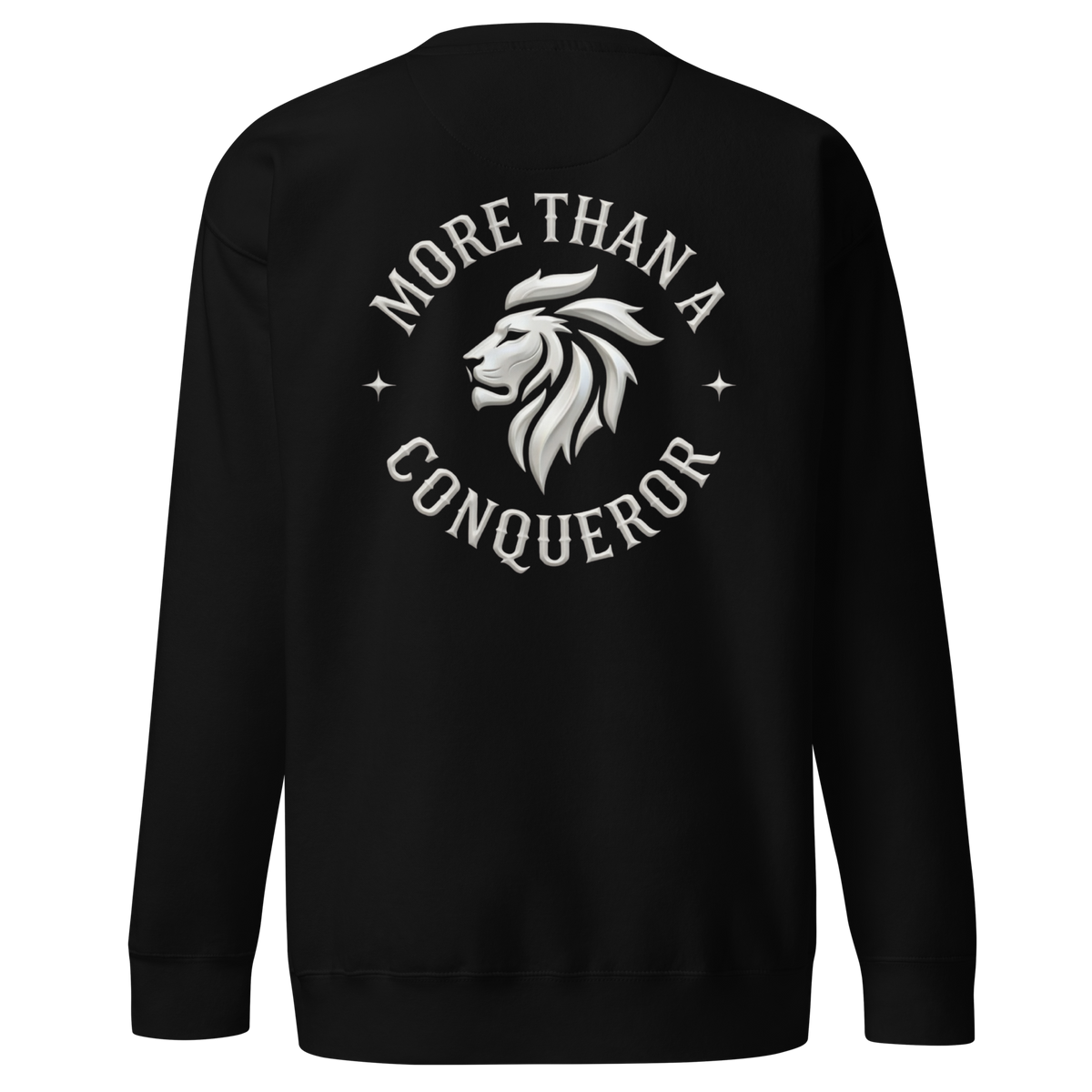 Conqueror Premium Sweatshirt — black — Back