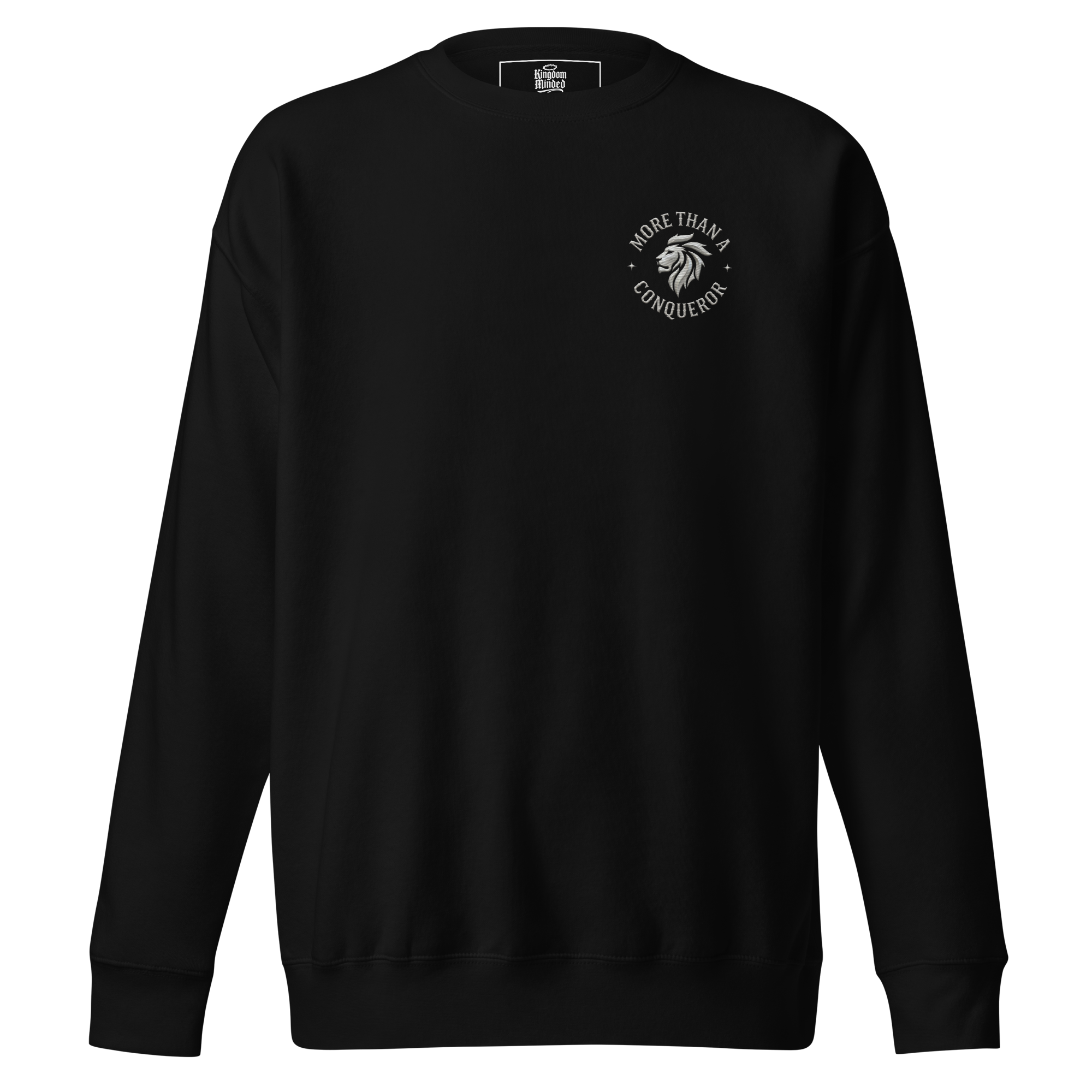 Conqueror Premium Sweatshirt — black — Front