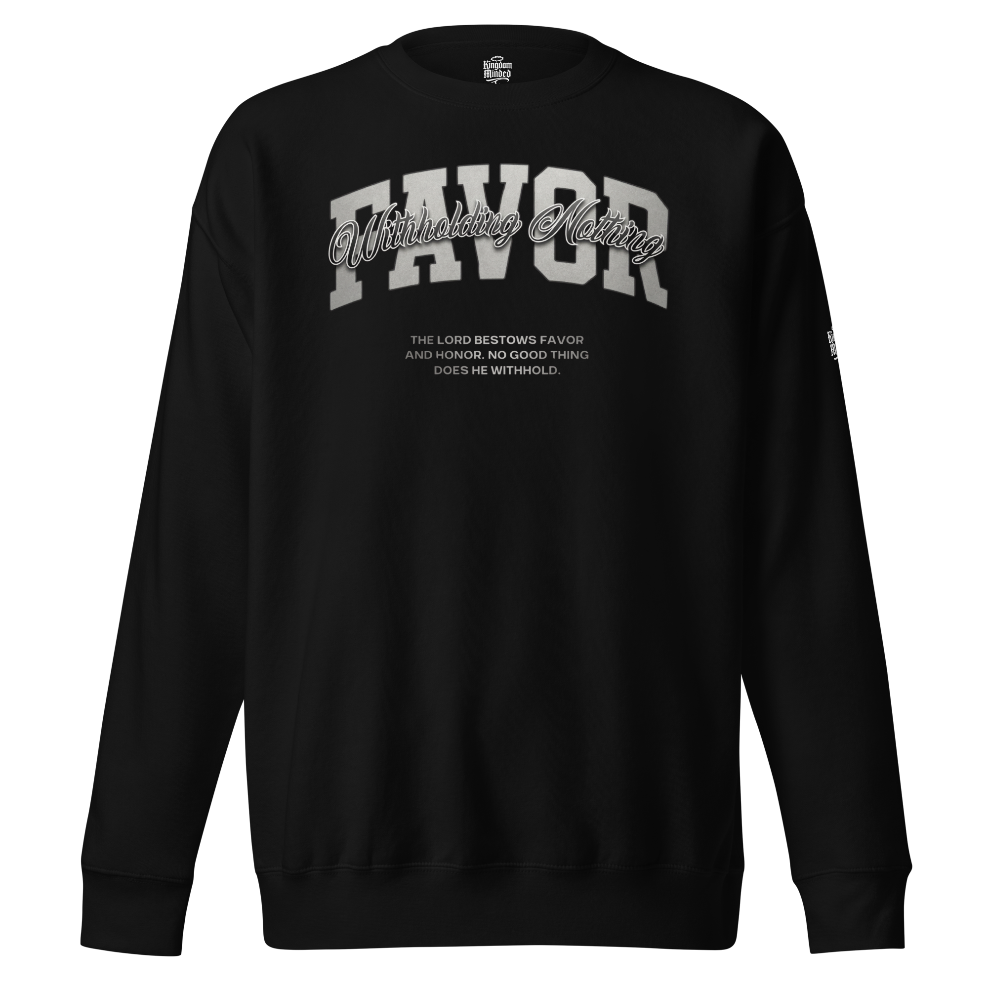 Favor Standard Sweatshirt — black — Front
