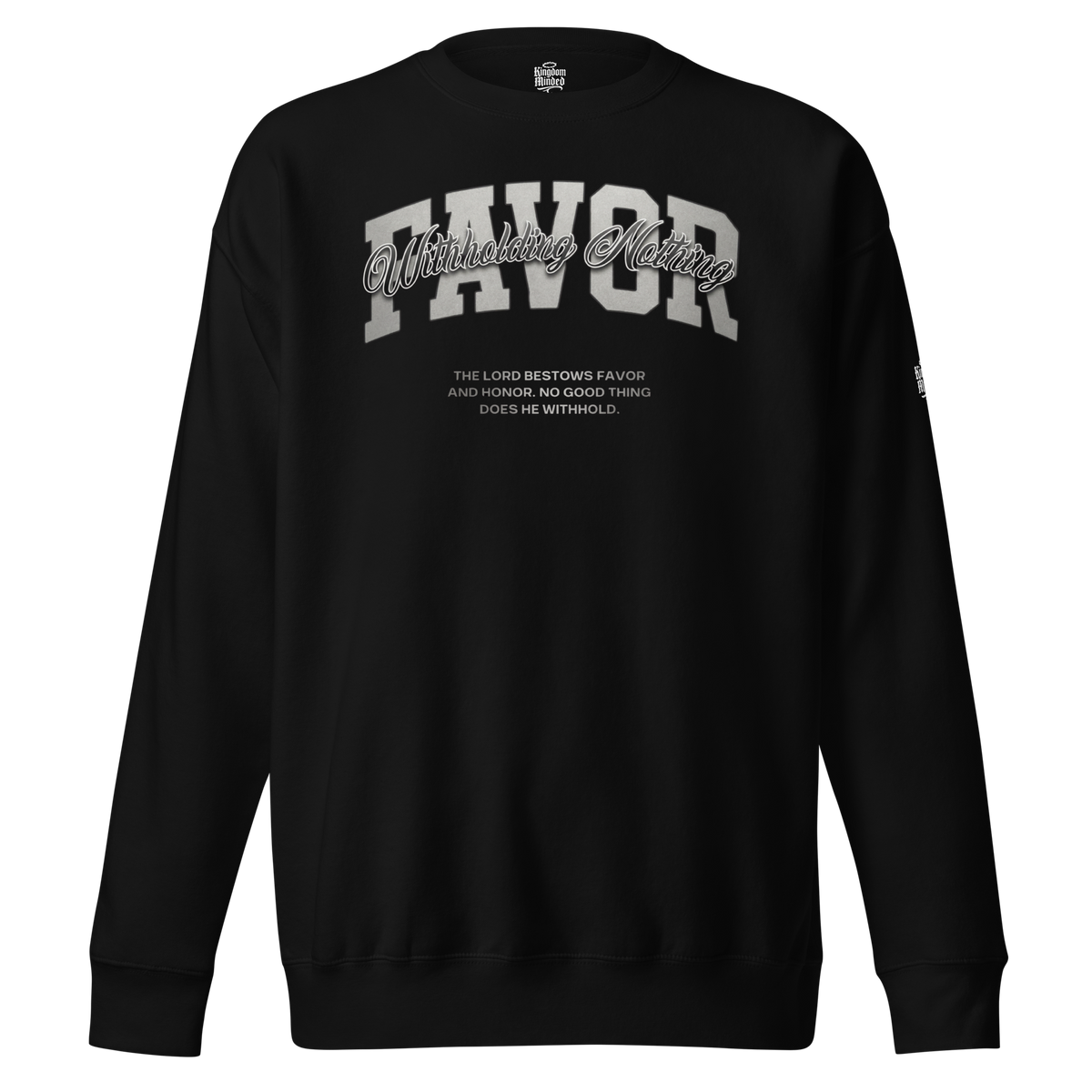 Favor Standard Sweatshirt — black — Front