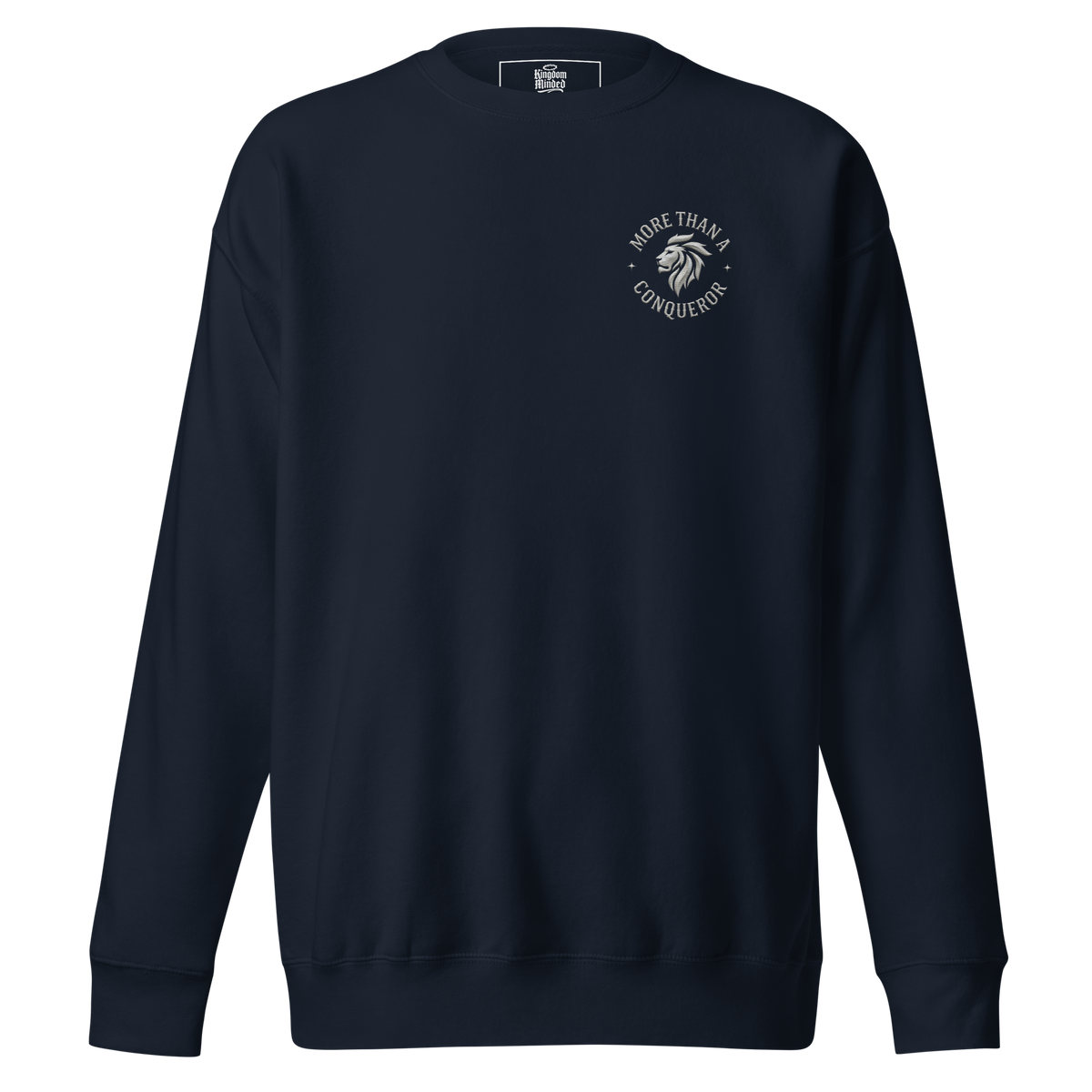 Conqueror Premium Sweatshirt — navy — Front