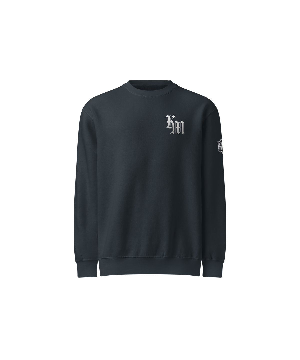 Undefeated. Undisputed. Premium Design Sweatshirt — Navy — Front