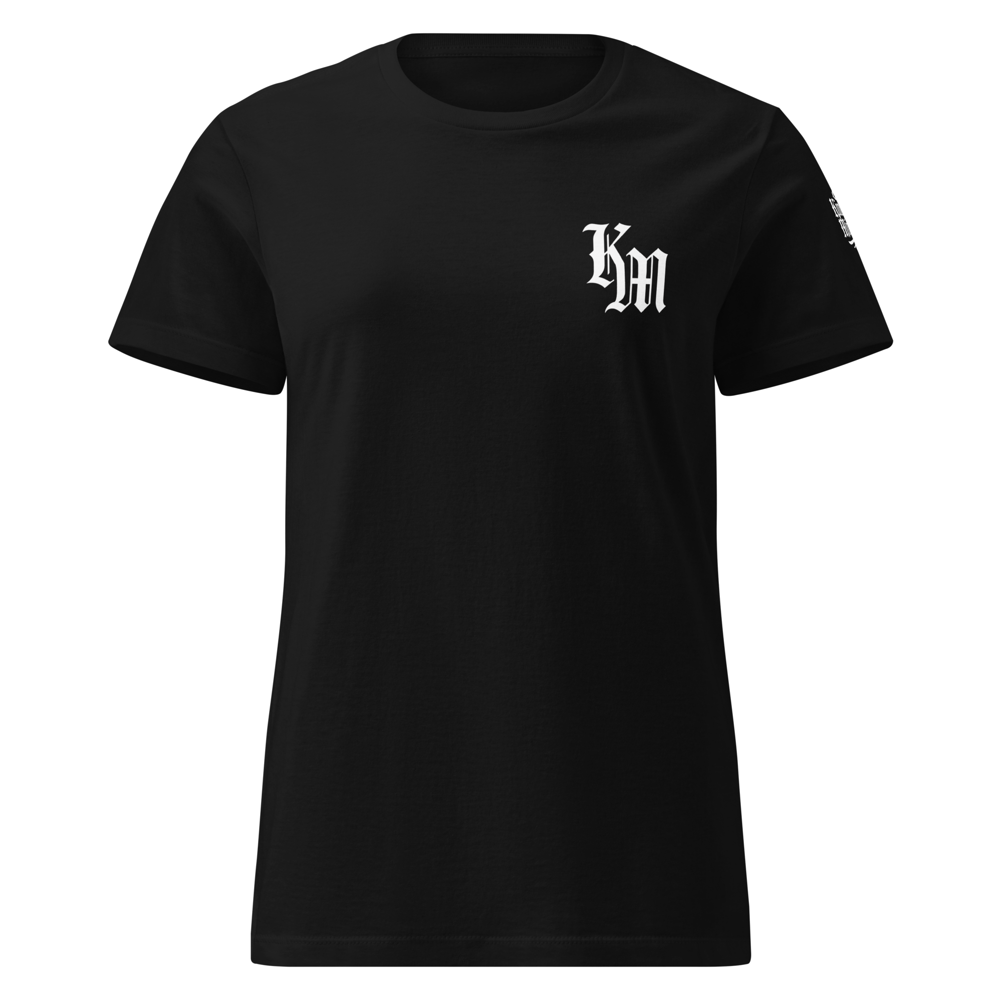 Adonai Premium Women's Tee — Black — Front