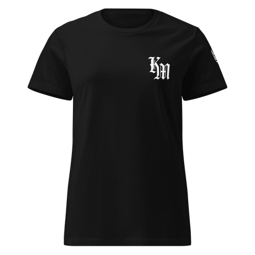 Adonai Premium Women's Tee — Black — Front