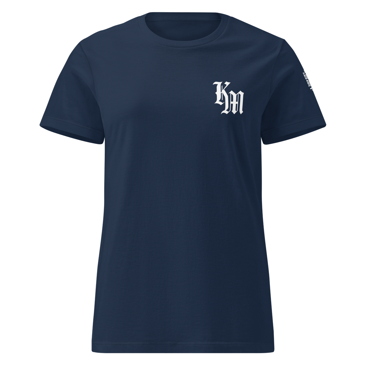 Adonai Premium Women's Tee — Ocean Navy — Front