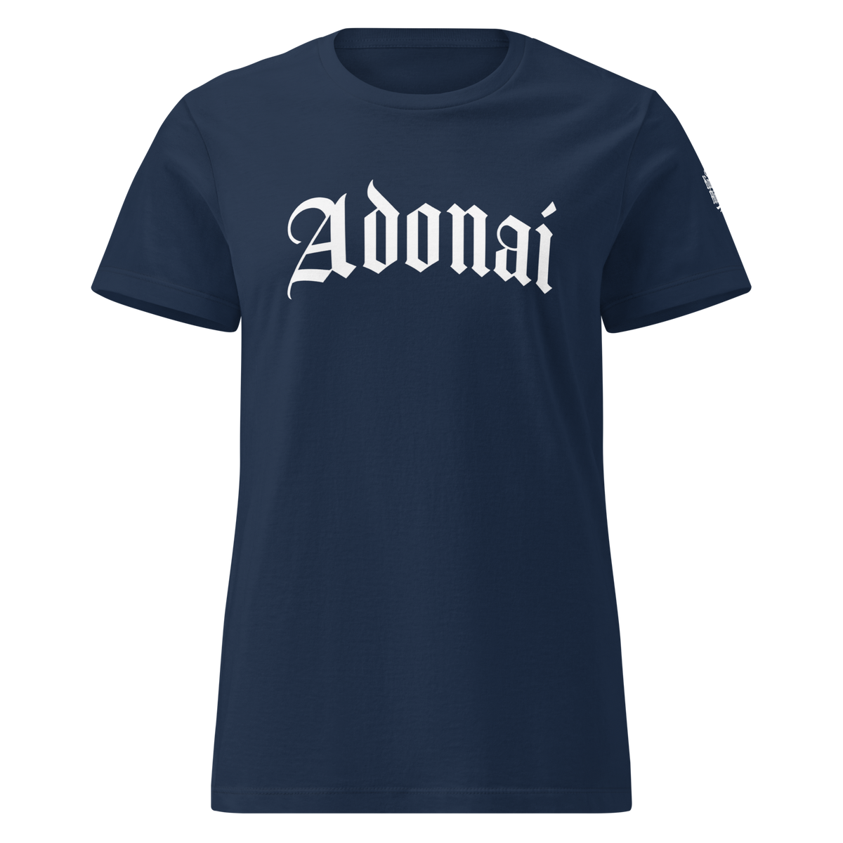 Adonai Women's Tee — Ocean Navy — Front