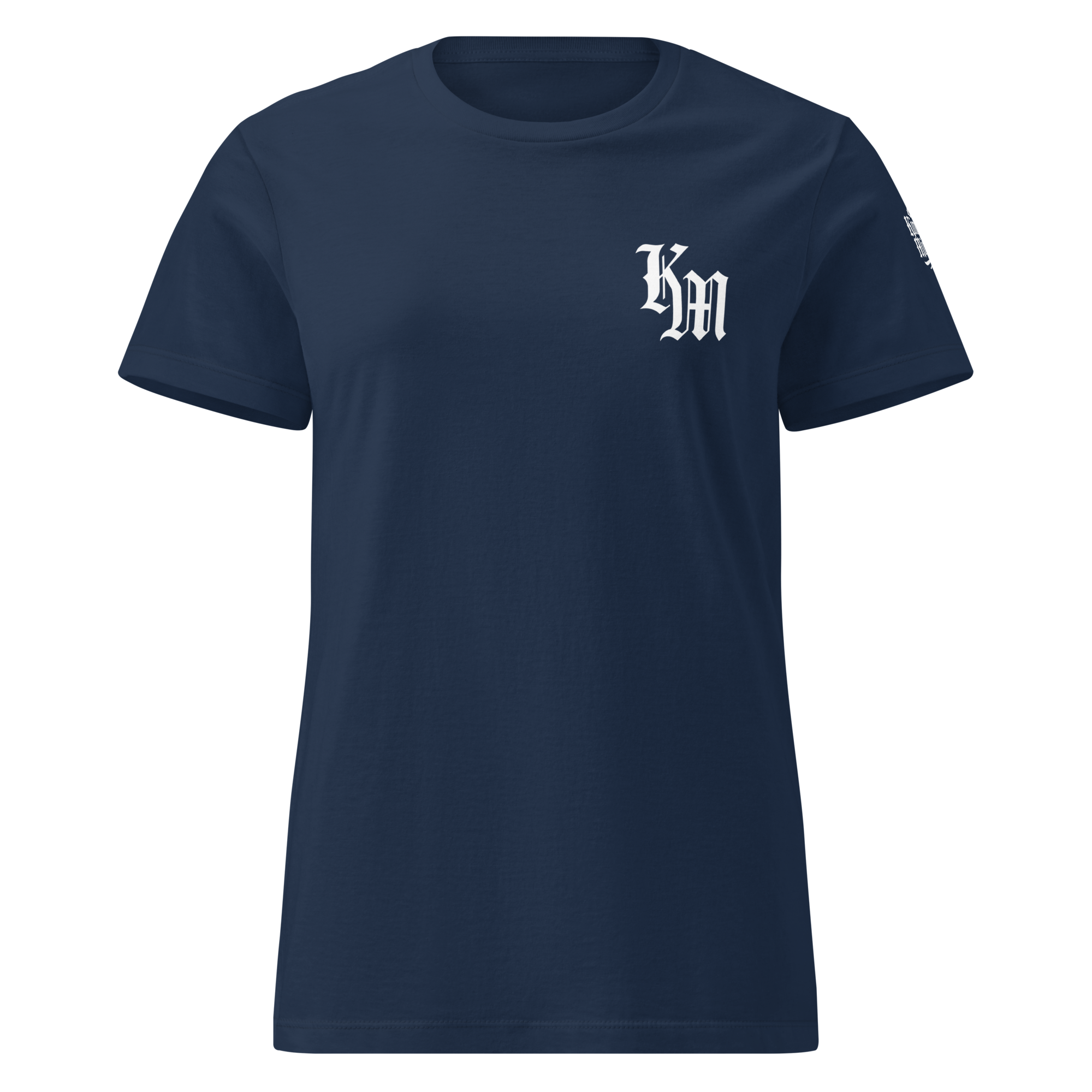 Yahweh Premium Women's Tee — Ocean Navy — Front