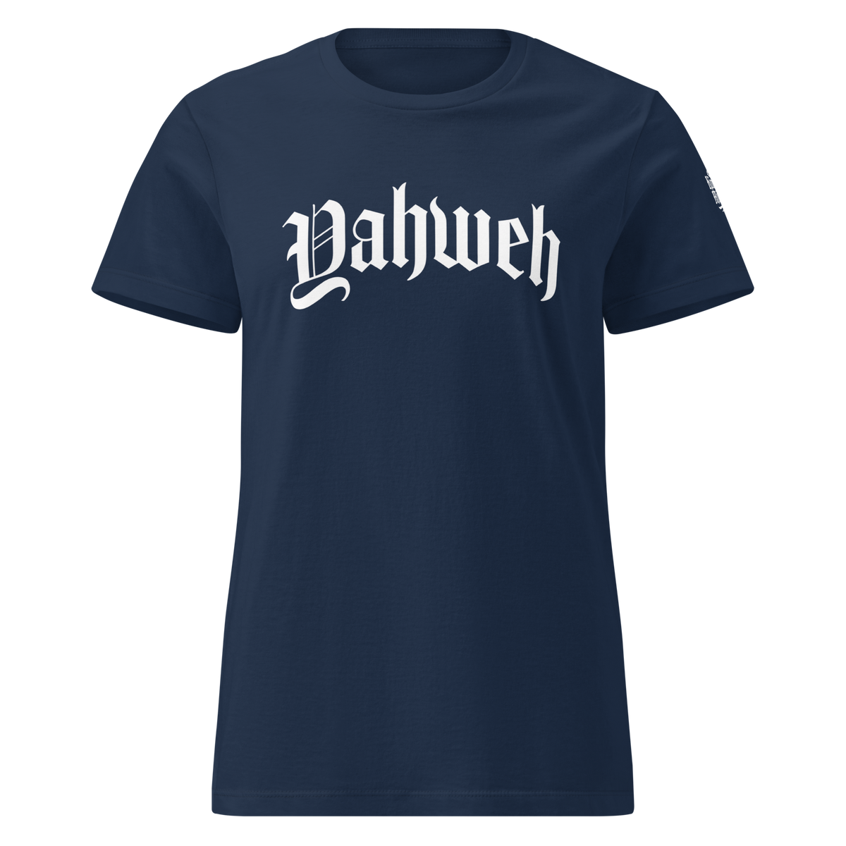Yahweh Women's Tee — Ocean Navy — Front