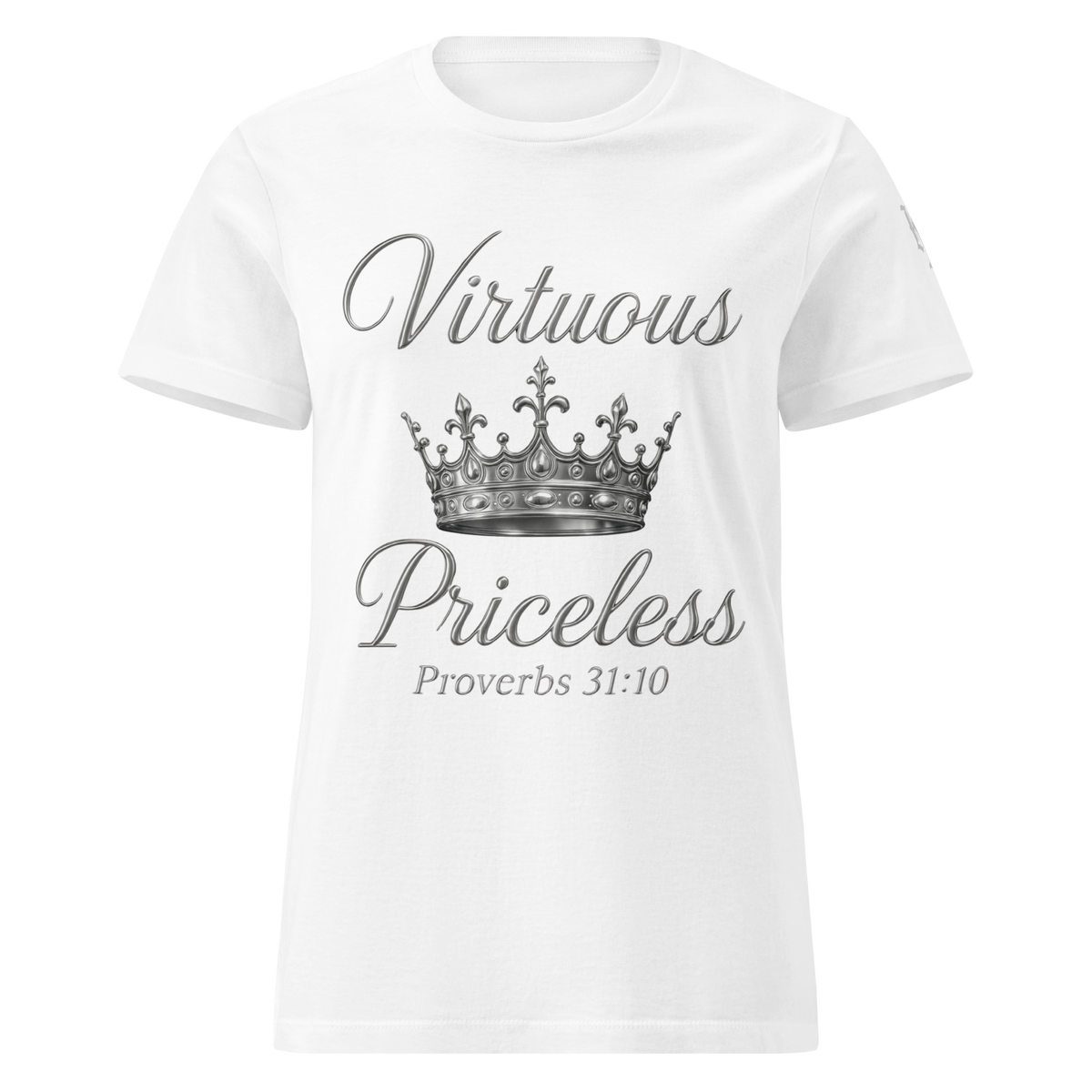Virtuous Woman Women's Tee — White — Front